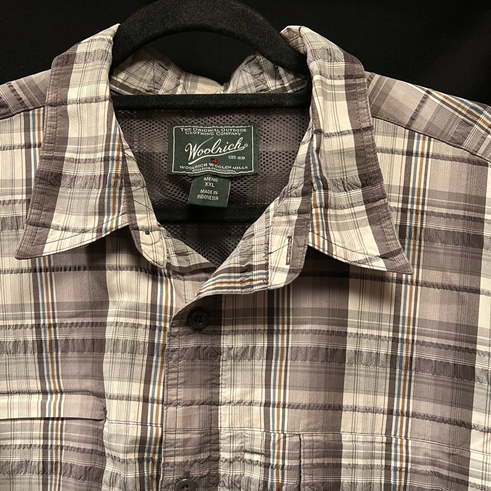 Woolrich Vented Outdoor Fishing Shirt